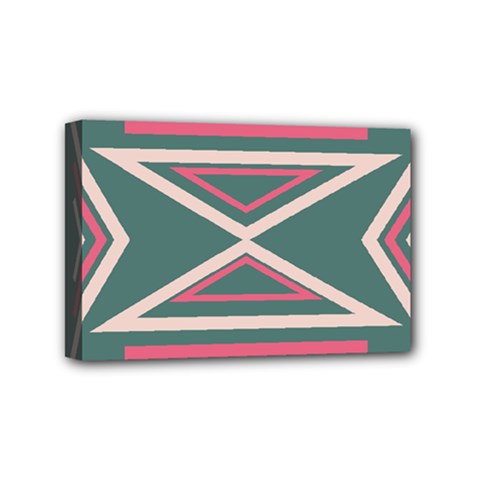 Abstract Pattern Geometric Backgrounds   Mini Canvas 6  X 4  (stretched) by Eskimos