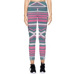 Abstract Pattern Geometric Backgrounds   Pocket Leggings  by Eskimos