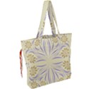 Folk flowers print Floral pattern Ethnic art Drawstring Tote Bag View2
