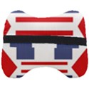 Abstract pattern geometric backgrounds   Head Support Cushion View2