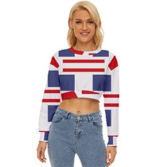 Abstract Pattern Geometric Backgrounds   Lightweight Long Sleeve Sweatshirt by Eskimos