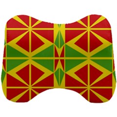 Abstract Pattern Geometric Backgrounds   Head Support Cushion by Eskimos