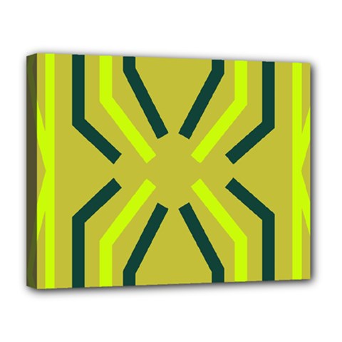 Abstract Pattern Geometric Backgrounds   Canvas 14  X 11  (stretched) by Eskimos