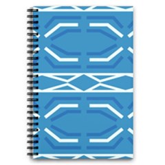 Abstract Pattern Geometric Backgrounds   5 5  X 8 5  Notebook by Eskimos