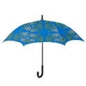 Floral folk damask pattern  Hook Handle Umbrellas (Small) View3