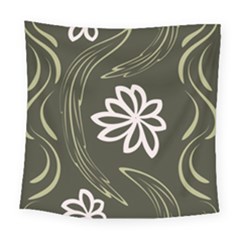 Folk Flowers Print Floral Pattern Ethnic Art Square Tapestry (large) by Eskimos