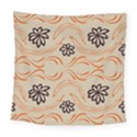 Folk flowers print Floral pattern Ethnic art Square Tapestry (Large) View1
