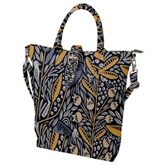 Floral Buckle Top Tote Bag by Sparkle