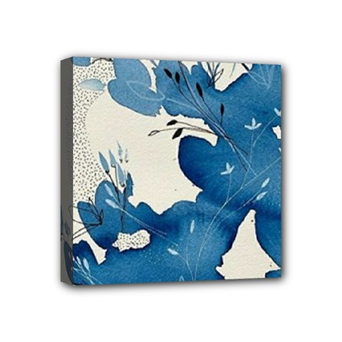 Floral Mini Canvas 4  X 4  (stretched) by Sparkle