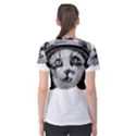 Biker Cat Women s Cotton Tee View2