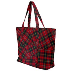 Boyd Modern Tartan Zip Up Canvas Bag by tartantotartansred2