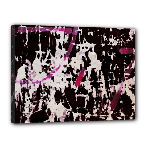 Chaos At The Wall Canvas 16  X 12  (stretched) by DimitriosArt