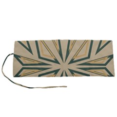 Abstract Pattern Geometric Backgrounds   Roll Up Canvas Pencil Holder (s) by Eskimos