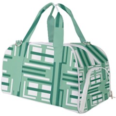 Abstract Pattern Geometric Backgrounds   Burner Gym Duffel Bag by Eskimos