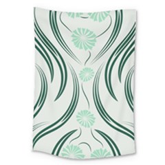 Folk Flowers Print Floral Pattern Ethnic Art Large Tapestry by Eskimos