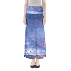Gouttes D eau Galaxy Full Length Maxi Skirt by kcreatif