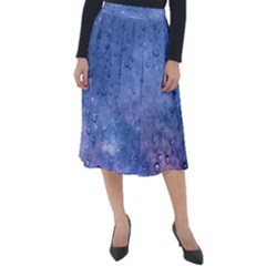 Gouttes D eau Galaxy Classic Velour Midi Skirt  by kcreatif