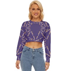 Abstract Pattern Geometric Backgrounds   Lightweight Long Sleeve Sweatshirt by Eskimos