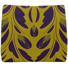 Folk Flowers Print Floral Pattern Ethnic Art Seat Cushion by Eskimos