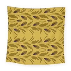 Folk Flowers Print Floral Pattern Ethnic Art Square Tapestry (large) by Eskimos