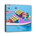 Floating-cubes-on-blue Backgrounderaser 20220422 203144521 Backgrounderaser 20220422 203216276 Mini Canvas 6  x 6  (Stretched) View1