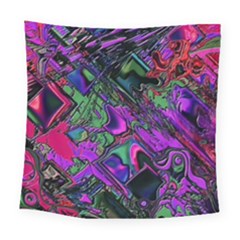 Neon Aquarium Square Tapestry (large) by MRNStudios