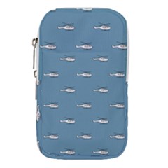 Cartoon Sketchy Helicopter Drawing Motif Pattern Waist Pouch (small) by dflcprintsclothing