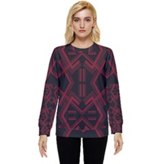Abstract Pattern Geometric Backgrounds   Hidden Pocket Sweatshirt by Eskimos