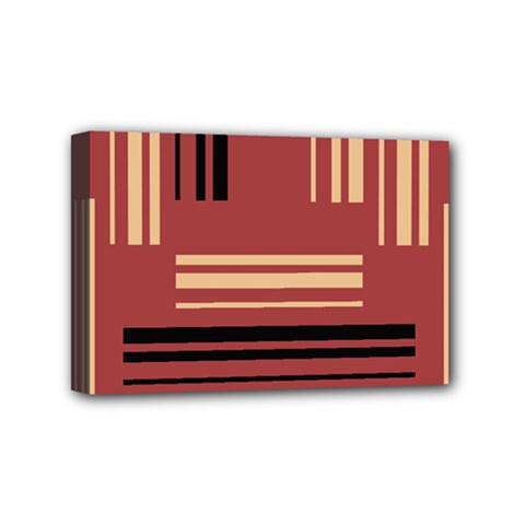 Abstract Pattern Geometric Backgrounds   Mini Canvas 6  X 4  (stretched) by Eskimos