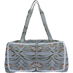 Folk Flowers Print Floral Pattern Ethnic Art Multi Function Bag by Eskimos