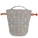 Folk flowers print Floral pattern Ethnic art Drawstring Bucket Bag View1