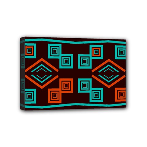 Abstract Pattern Geometric Backgrounds   Mini Canvas 6  X 4  (stretched) by Eskimos