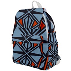 Abstract Geometric Design    Top Flap Backpack by Eskimos