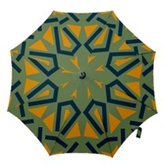 Abstract Geometric Design    Hook Handle Umbrellas (large) by Eskimos