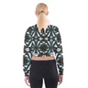 Abstract pattern geometric backgrounds Cropped Sweatshirt View2