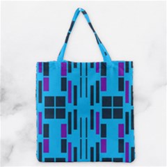 Abstract Pattern Geometric Backgrounds Grocery Tote Bag by Eskimos
