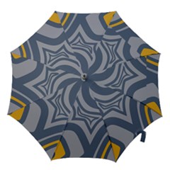 Abstract Pattern Geometric Backgrounds Hook Handle Umbrellas (large) by Eskimos