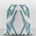 Abstract pattern geometric backgrounds Drawstring Bag (Small) View1
