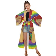Wizard Snail Maxi Kimono by steampunkbabygirl