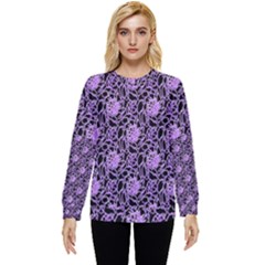 Electric Neon Abstract Print Pattern Hidden Pocket Sweatshirt by dflcprintsclothing