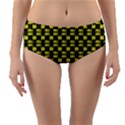 Glow Pattern Reversible Mid-Waist Bikini Bottoms View1