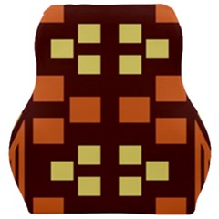 Abstract Pattern Geometric Backgrounds  Car Seat Velour Cushion  by Eskimos