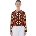 Abstract pattern geometric backgrounds  Women s Slouchy Sweat View1