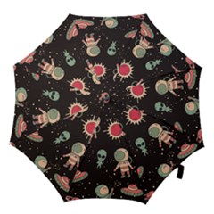 Space Pattern Cartoon Hook Handle Umbrellas (small) by Jancukart