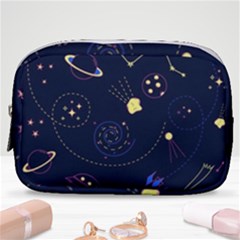 Cartoon-space-seamless-pattern-vectors Make Up Pouch (small) by Jancukart