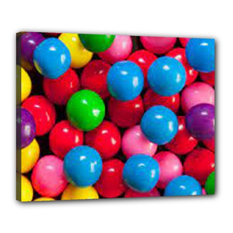 Bubble Gum Canvas 20  X 16  (stretched) by artworkshop
