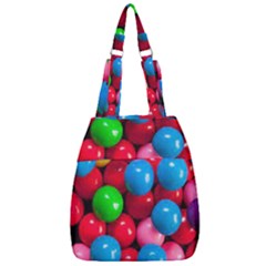 Bubble Gum Center Zip Backpack by artworkshop