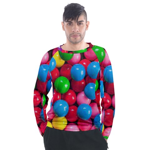 Bubble Gum Men s Long Sleeve Raglan Tee by artworkshop