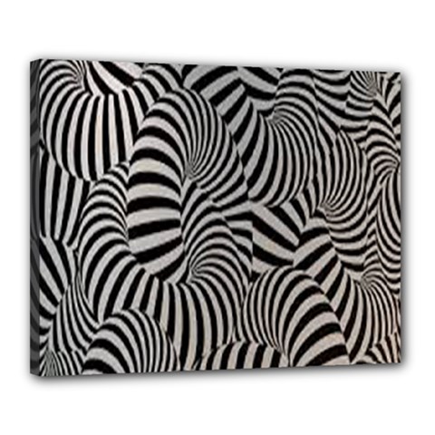 Pattern Canvas 20  X 16  (stretched) by artworkshop