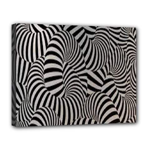 Pattern Canvas 14  X 11  (stretched) by artworkshop